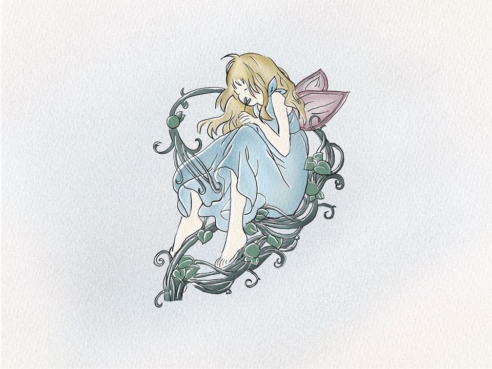 วาดภาพประกอบ - วาดภาพประกอบ สไตล์มินิมอล สีน้ำ - 5