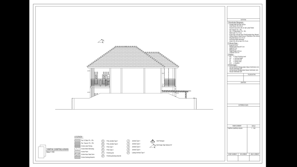 CAD Drawing - Desain Gambar Kerja (Autocad) 2D  - 9