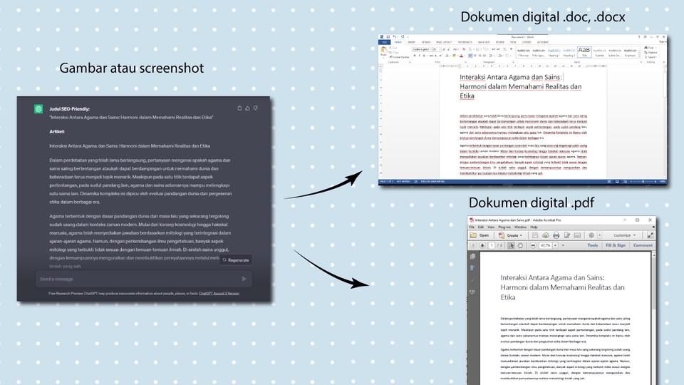 Pengetikan Umum - Jasa Ketik dan edit Dokumen (Sehari Jadi!) - 3