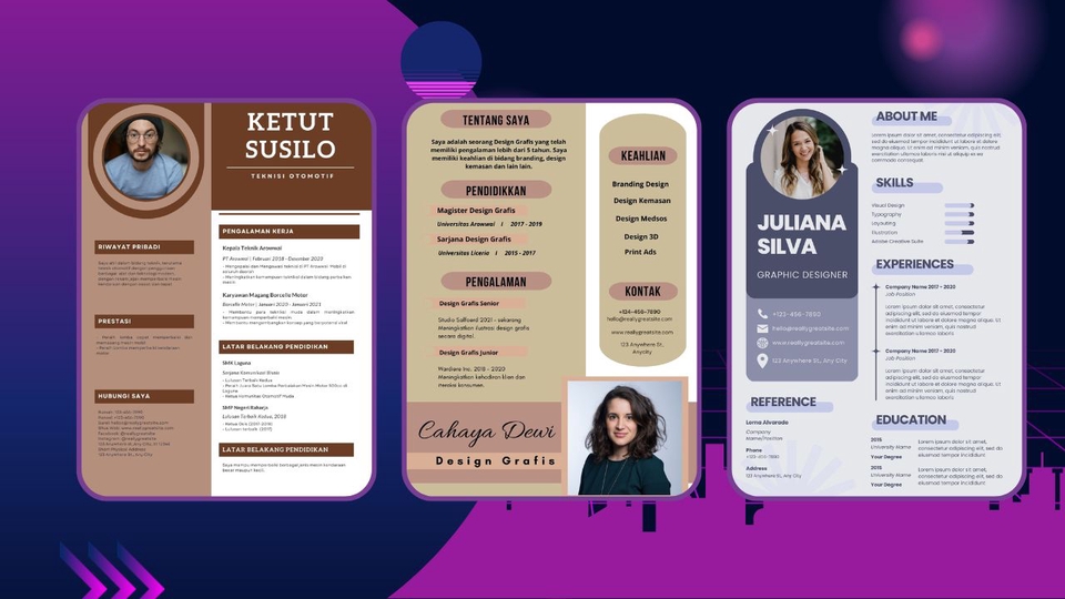 Portfolio & Resume - Desain CV/ Resume Profesional - 4