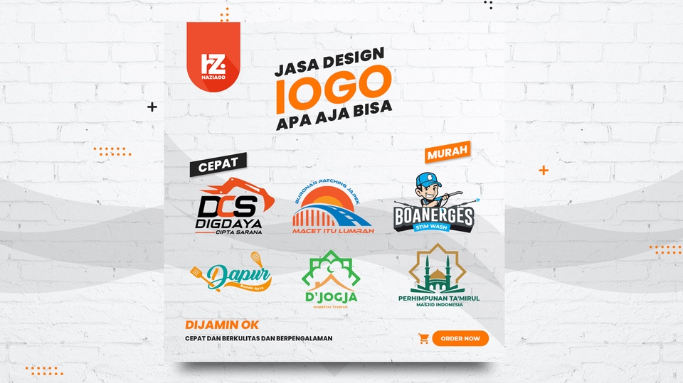 Logo - Jasa Desain Logo Profesional | Design Logo Premium untuk usaha bisnis olshop umkm perusahaan - 1