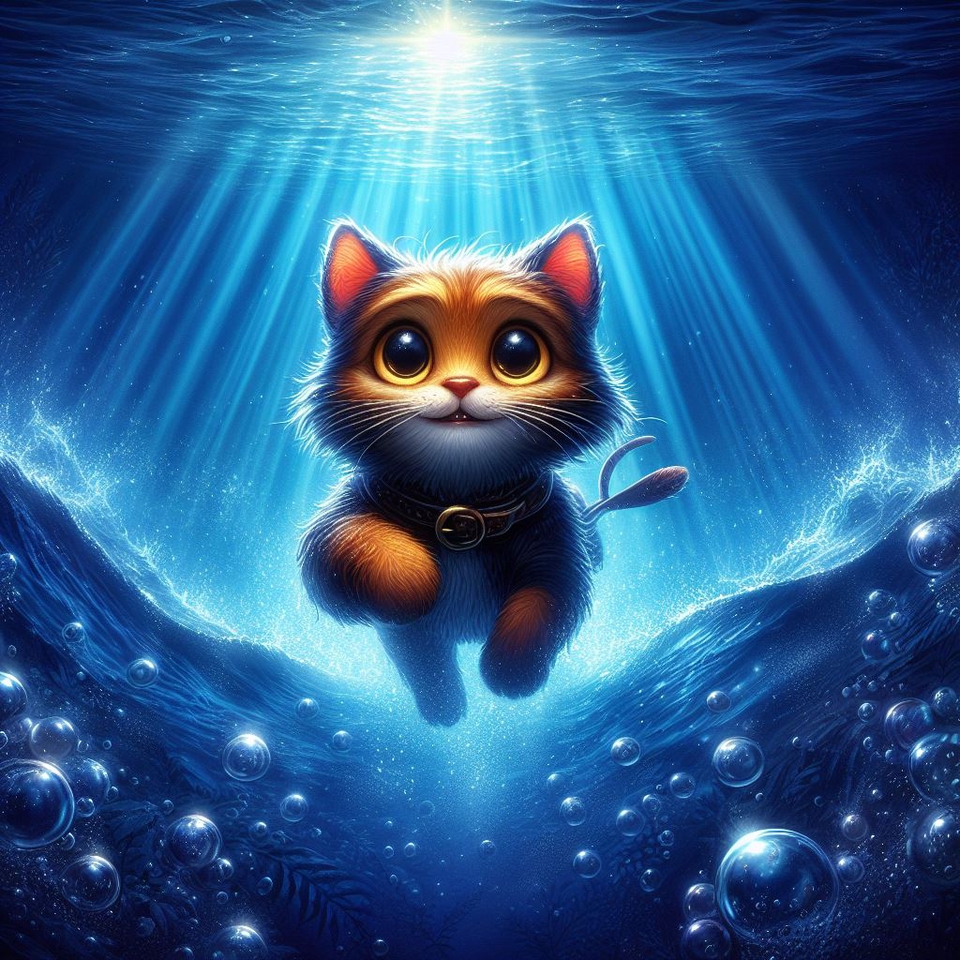 Desain logo kucing lucu untuk perusahaan jasa pembuatan logo online