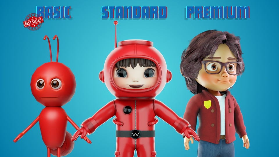 Berbagai Jasa Desain 3D Eksterior (Exterior) - DESAIN 3D CHARACTER UNTUK GAME,ANIMASI,MASKOT, DLL