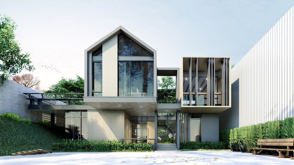 3D Perspective - รับทำภาพ 3D Rendering Perspective EXTERIOR /  INTERIOR & รับขึ้นงาน 3D - 2