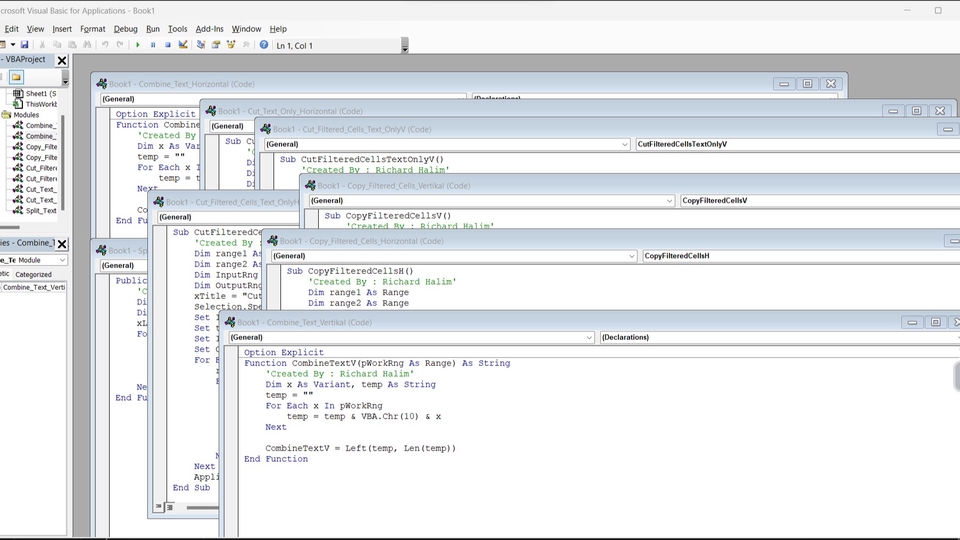 Entri Data - Konsultasi Formula, Macro dan Code VBA pada Excel - 1