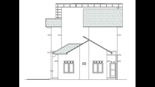 CAD Drawing - Desain Rumah 2D - 7