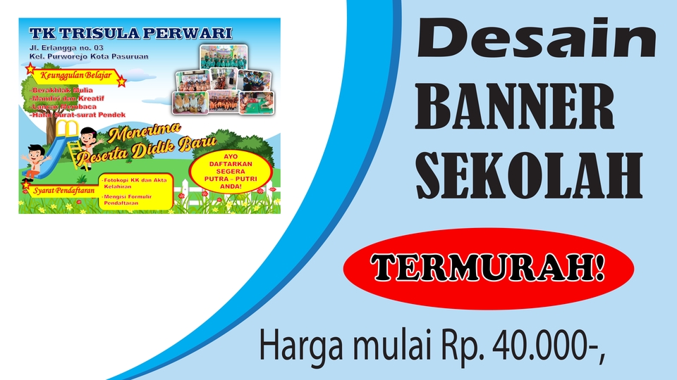 Banner Online - Banner sekolah - 1