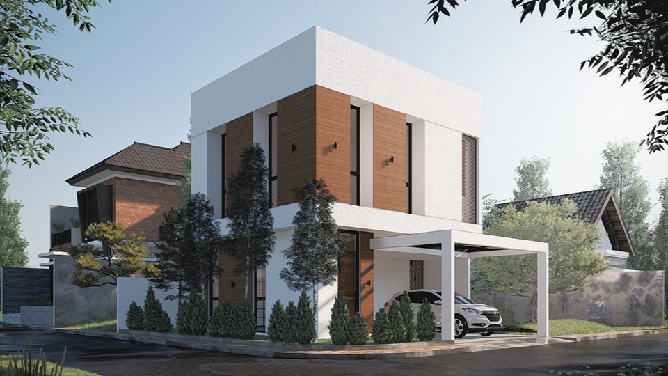 3D & Perspektif - JASA DESAIN GAMBAR 2D/3D RUMAH TINGGAL MURAH - 2