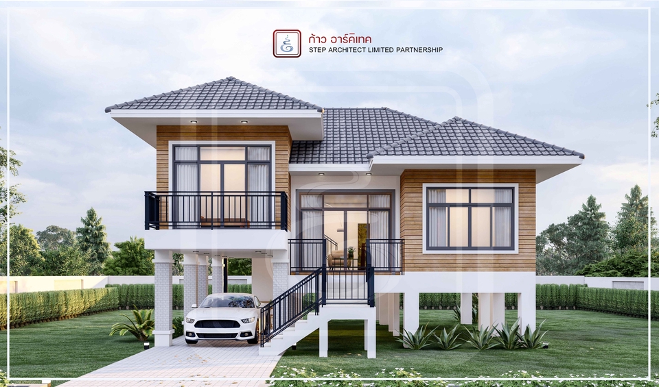 ออกแบบตกแต่งภายในและภายนอก - รับออกแบบ I ทำภาพ perspective Render - 23