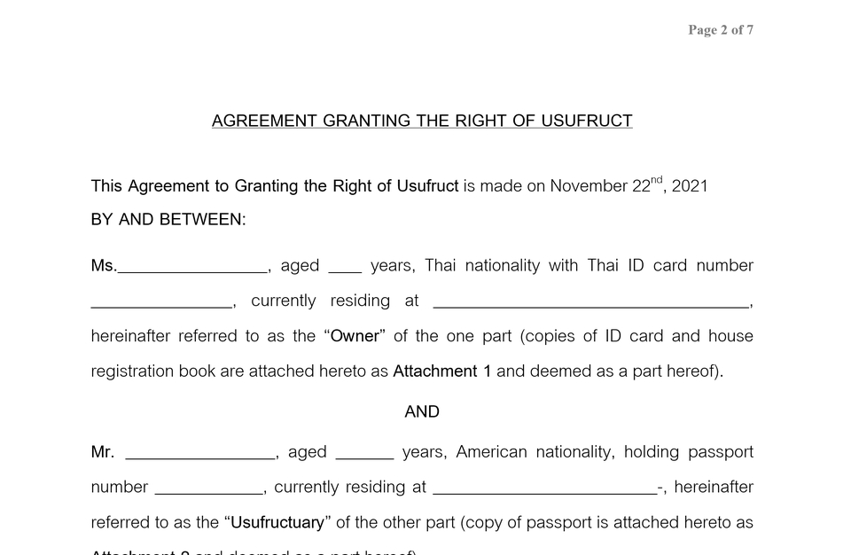 แปลภาษา - ร่างพินัยกรรม(Last Will),สัญญาต่างๆ(Contract) ฉบับ EN-TH, รับรองเอกสาร(Notarial Services) - 4