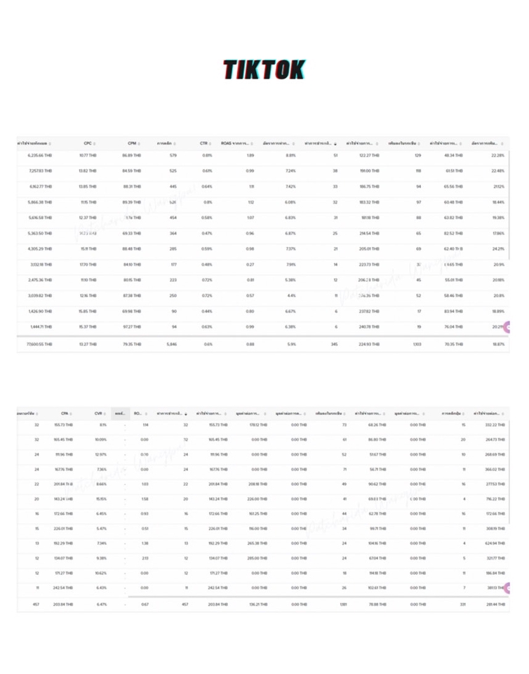 Social Media Ads - ยิงแอด Facebook และ Tiktok พร้อมวิเคราะห์กลุ่มลูกค้าให้ตรงตามกลุ่มเป้าหมาย - 2