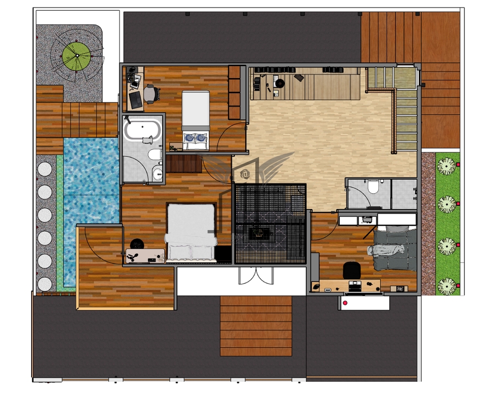 3D & Perspektif - Jasa Desain Arsitektur Exterior, Interior, Animasi, Untuk Bangunan Pribadi (Rumah) dan Komersil - 3