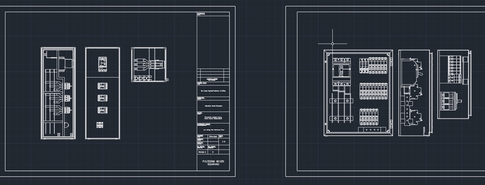 CAD Drawing - Desain Elektrikal, Panel, SLD - 4