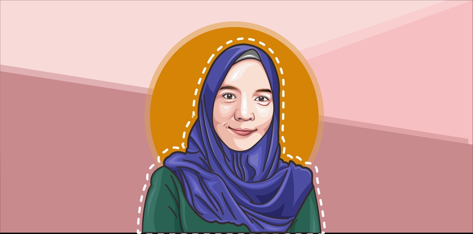 Gambar dan Ilustrasi - MEMBUAT ILLUSTRASI WAJAH POTRAIT MENJADI DIGITAL ART - 5