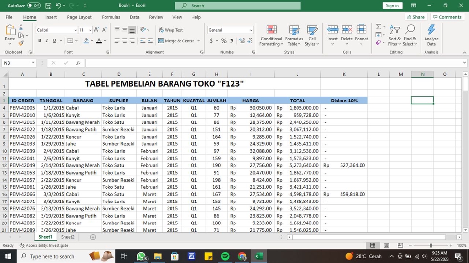Entri Data - Entri Data Exel dan Sistem - 2