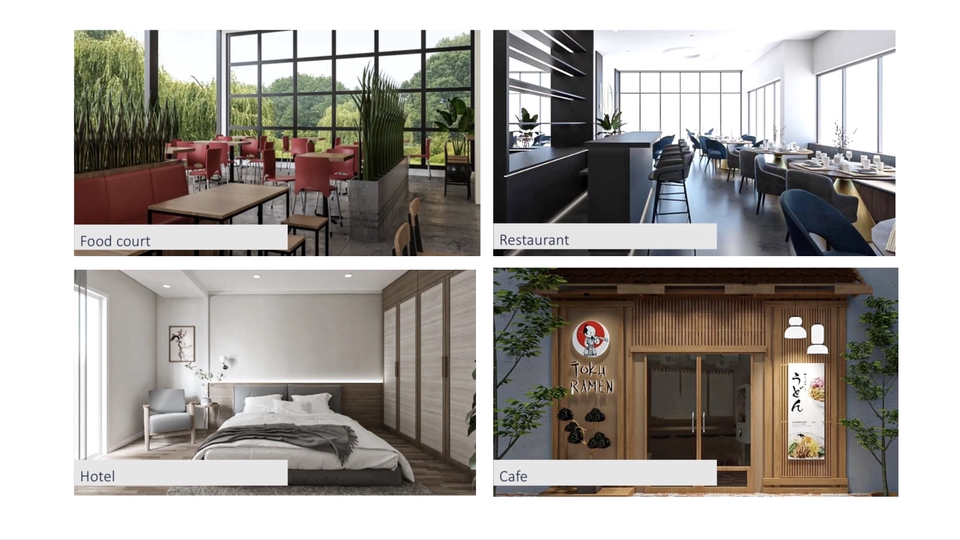 3D realistic rendering interior design