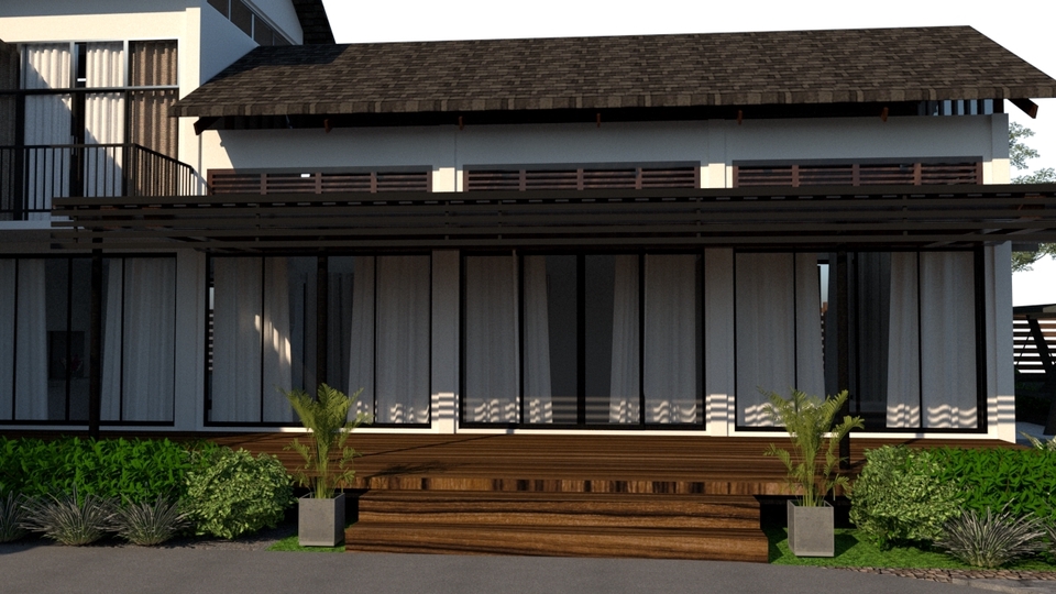 ออกแบบตกแต่งภายในและภายนอก - รับออกแบบ Exterior & Interior / 3D Perspective - 5