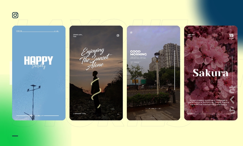 Banner Online - Jasa Desain Story Instagram Typography dll - 4