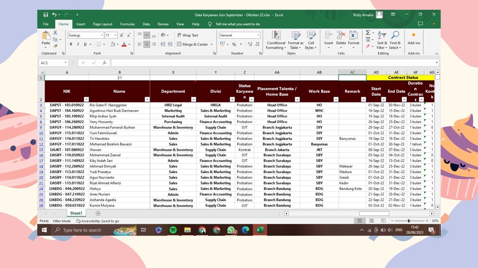 Entri Data - Entry Data Service: Pengetikan, Format Dokumen, Sortir Data, Data Formula, dll - 3