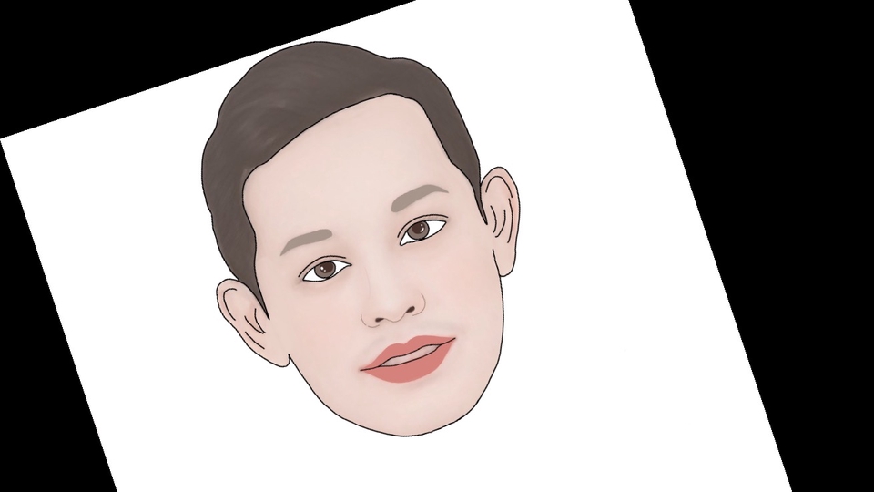 วาดภาพการ์ตูน - รับวาดรูปการ์ตูน   รูปมินิมอล  ตามแบบ - 5
