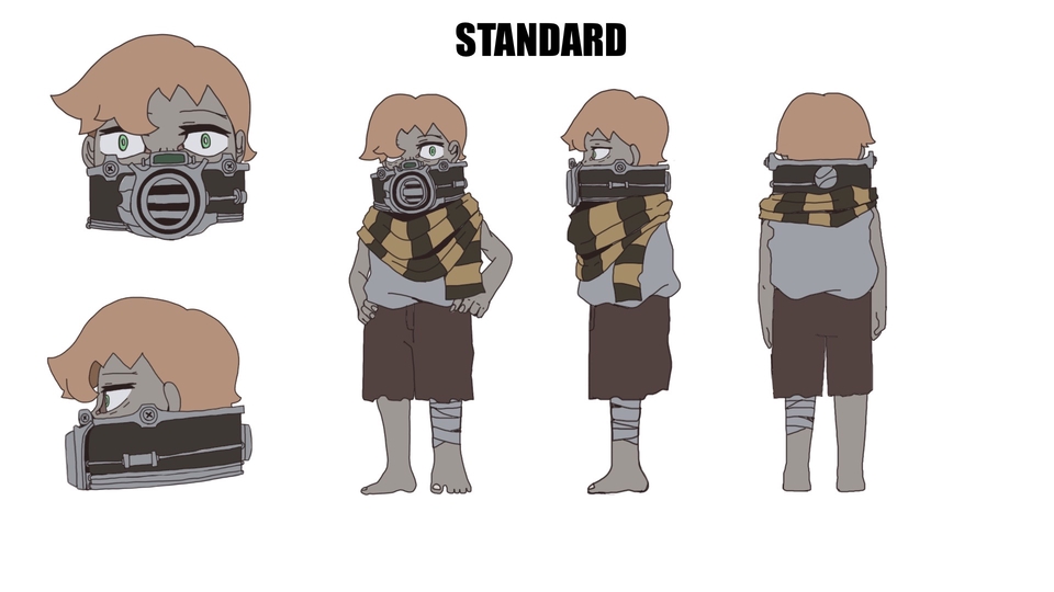 ออกแบบ Character & Mascot - ออกมาแบบตัวละคร, character sheet - 4