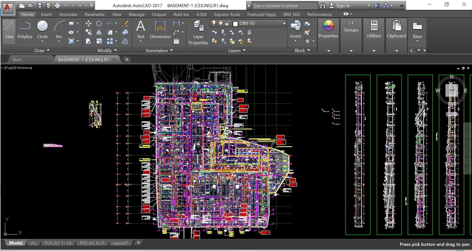 Jasa drafter autocad murah untuk pembuatan gambar denah bangunan