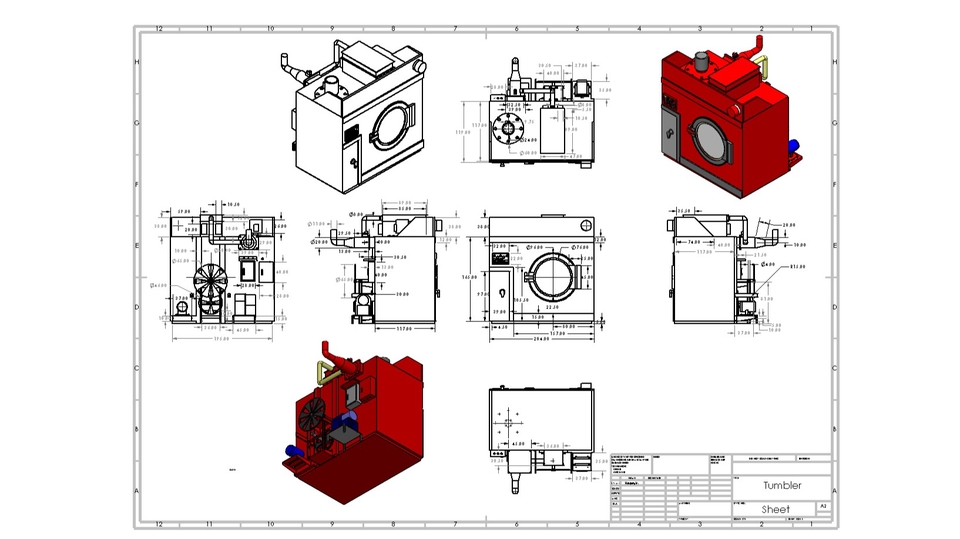 เขียนแบบวิศวกรรมและออกแบบโครงสร้าง - รับเขียนแบบวิศวกรรม - 1