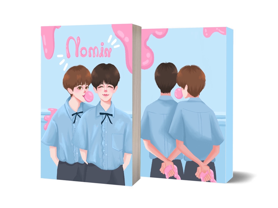 รับวาดรูปปกนิยาย แนววาย วาดภาพประกอบ แน