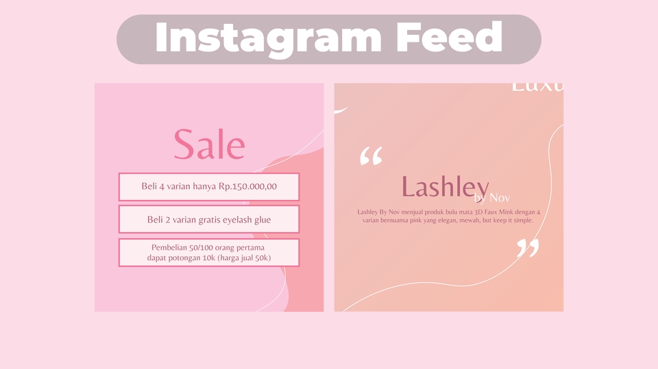 Banner Online - Desain Feed Instagram Minimalisy, Kreatif, Modern, Custom - 2