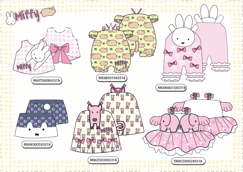วาด/ออกแบบแพทเทิร์นเสื้อผ้า - ออกแบบเสื้อผ้าเด็กสไตล์เกาหลี - 7
