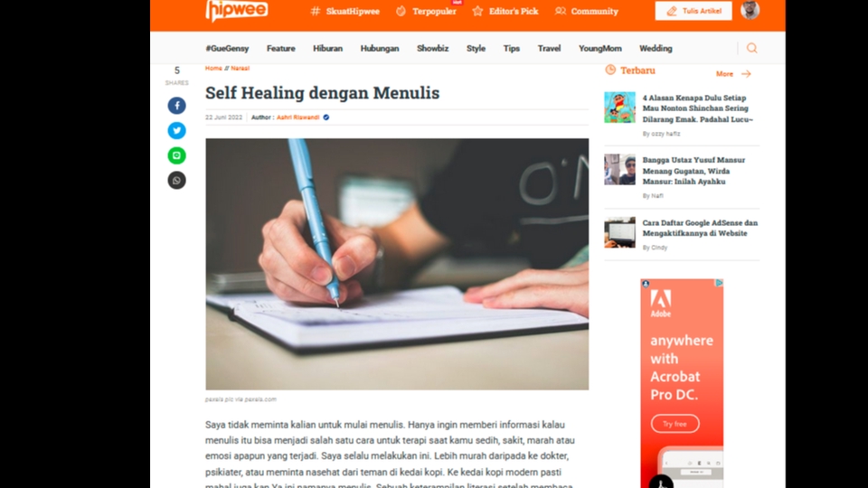 Jasa Menulis Artikel Media Online
