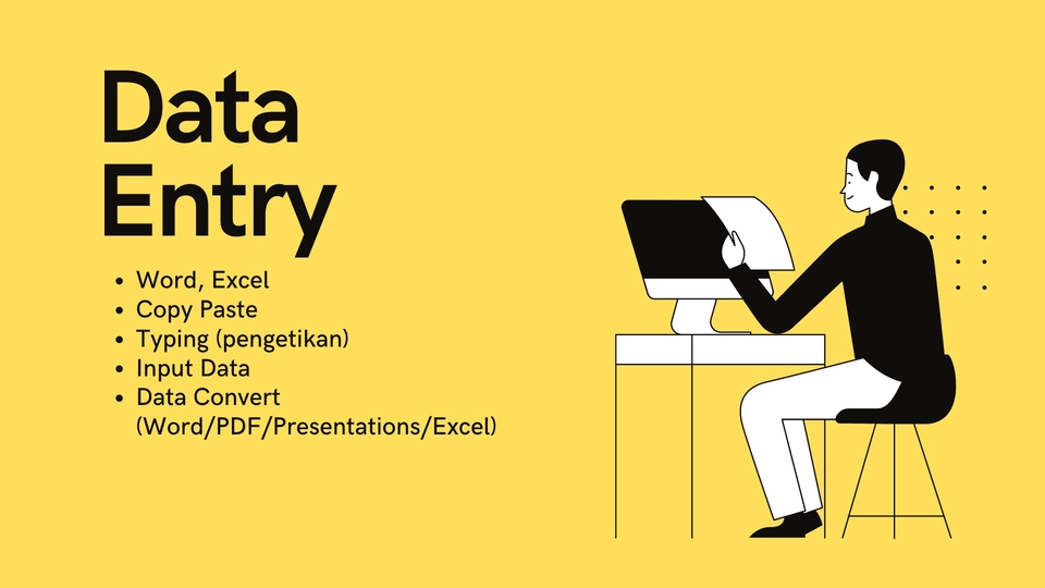 Jasa Input Berbagai Jenis Data Entry Online - Data Entry Cepat, Murah, dan Rapi