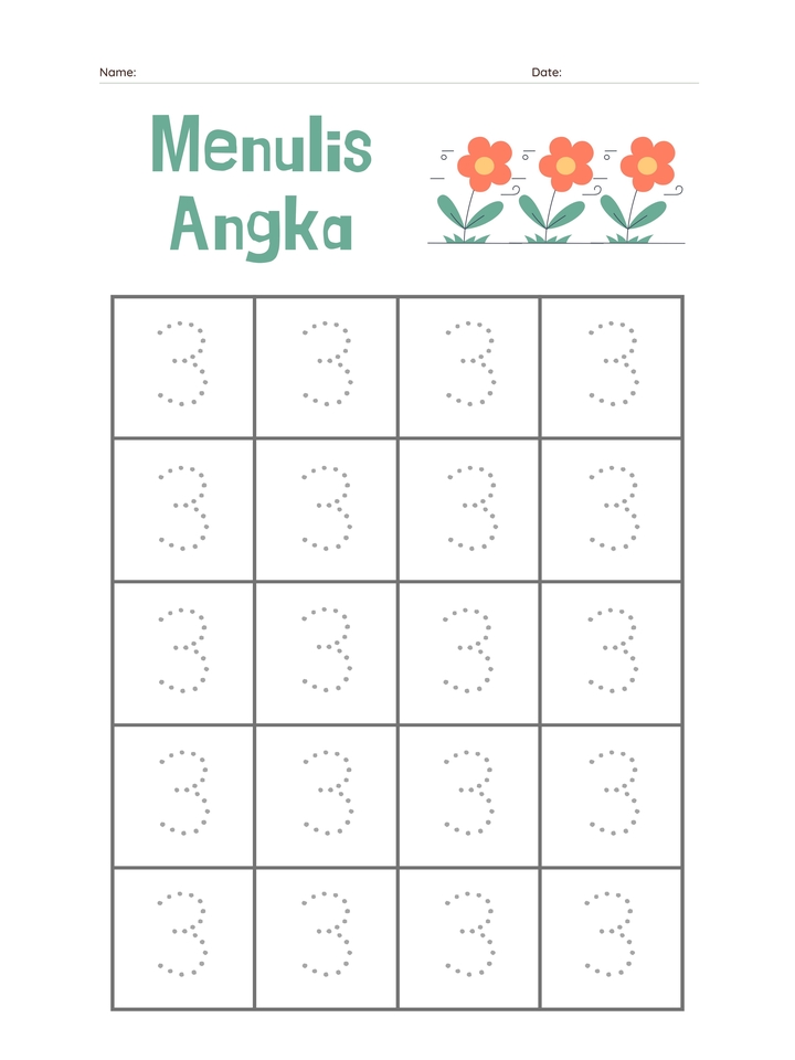 Digital Printing - Jasa Pembuatan Worksheet Lembar Kerja Siswa Flash Card PG TK SD SMP SMA - 5