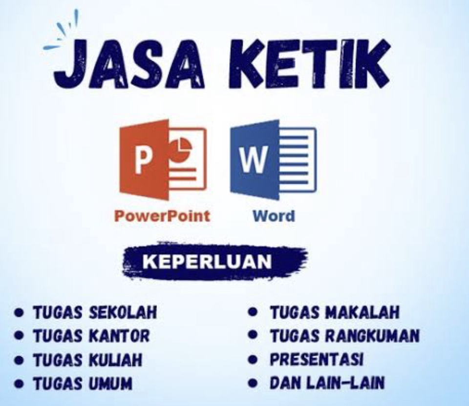 Pengetikan Umum - Jasa pengetikan Ber Bahasa Inggris dan Bahasa Indonesia - 4