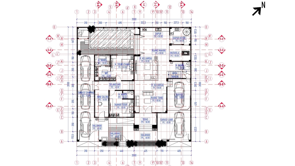 CAD Drawing - Jasa Gambar Kerja DED LENGKAP - 2