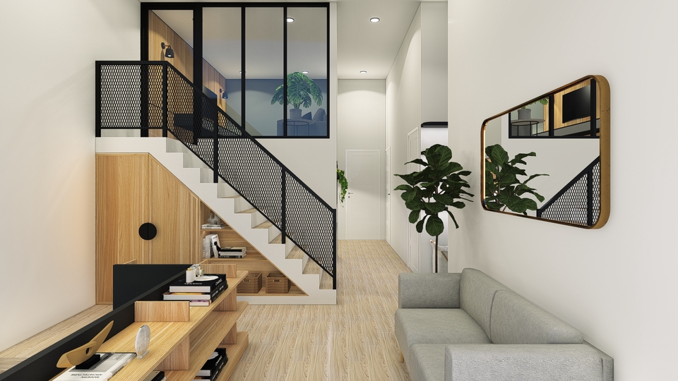 3D & Perspektif - Desain Interior (Lengkap dengan material asli) - 3D Visual, Render - 9