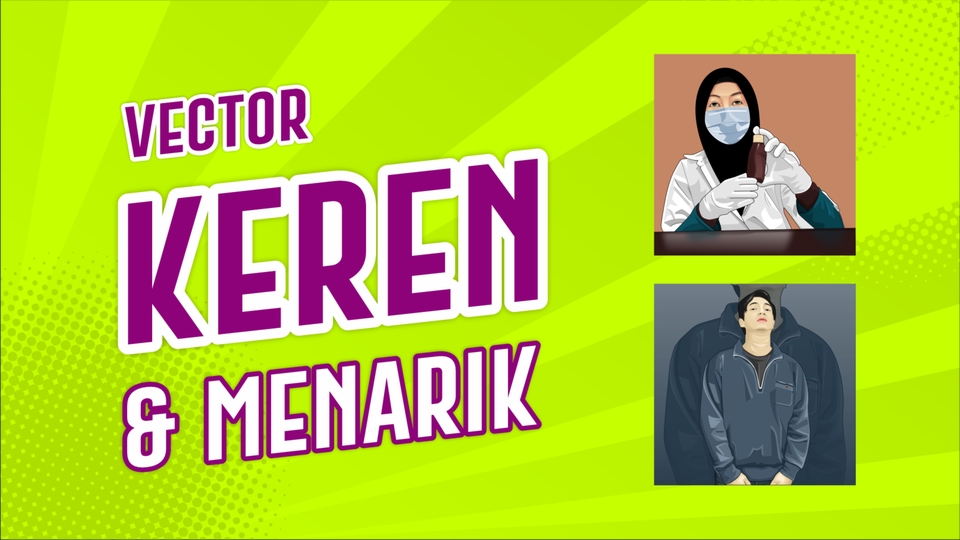 Gambar Potret - Bikin Vectormu Jadi Keren dan Menarik! - 1