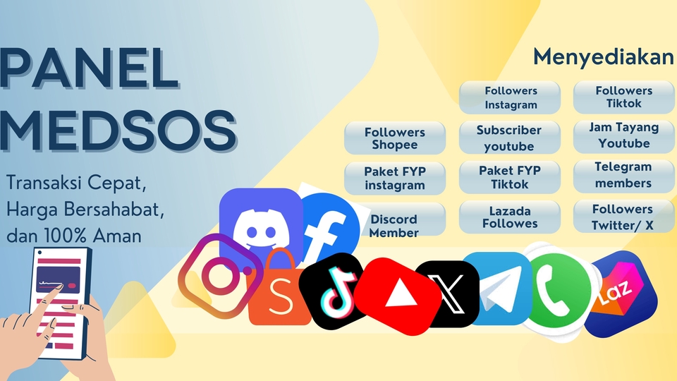 Jasa Like & Tambah Follower Tiktok Aktif & Permanen - JASA PANEL KEBUTUHAN MEDIA SOSIAL DAN E - COMMERCE