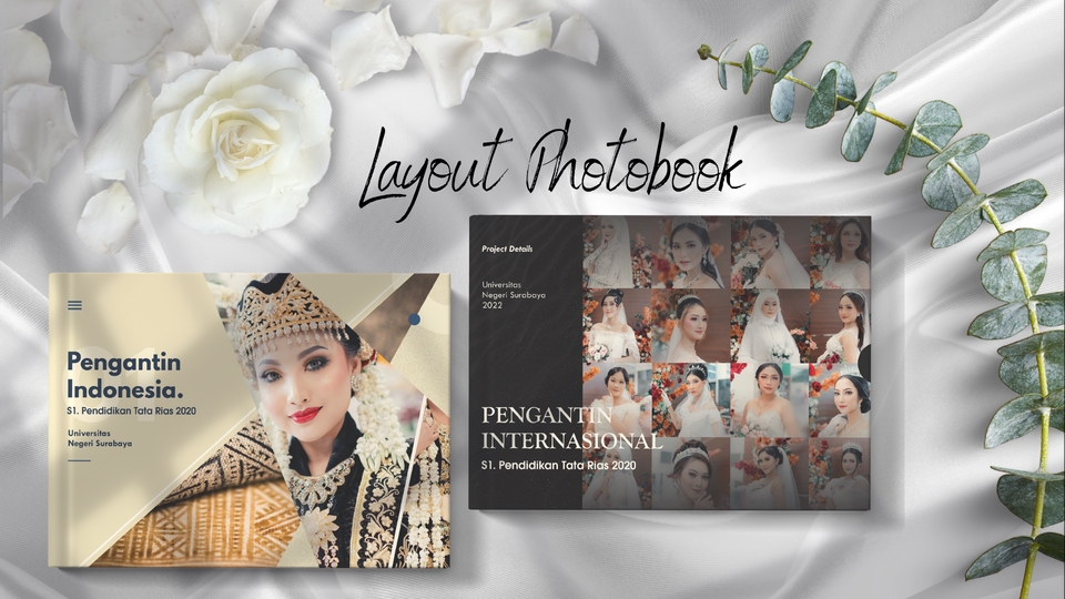 Digital Printing - Jasa Layout Album Foto / Photobook Kolase Custom Cover Original Edit Foto - 1