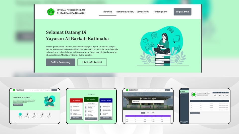 Jasa pembuatan website profesional dengan desain modern dan responsive untuk meningkatkan visibilitas online bisnis Anda.