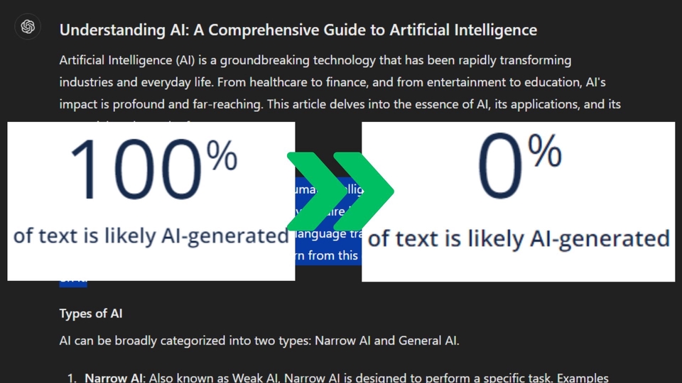 อื่นๆ - Humanize AI content - 1