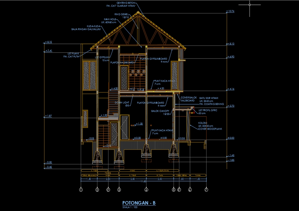 Jasa drafter autocad freelance, desain denah rumah, desain interior rumah, gambar autocad rumah, drafter autocad murah.