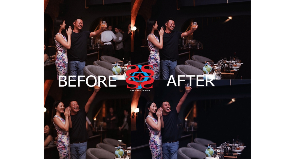 Jasa edit foto sebelum dan sesudah diedit menggunakan photoshop.