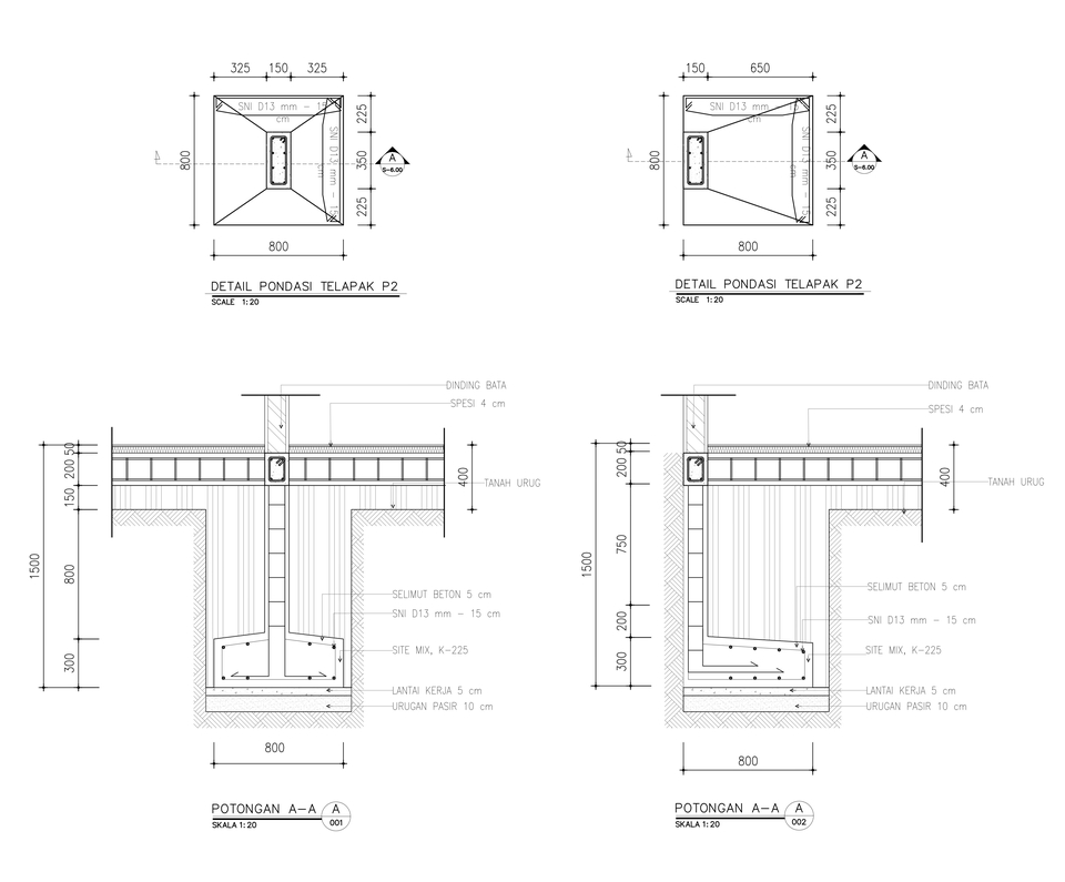 CAD Drawing - Gambar DED Hunian & Gedung & Gambar DED Interior - 13