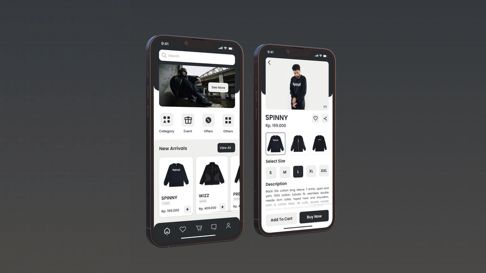 UI & UX Design - Pembuatan Desain UI / UX Untuk Mobile Apps Modern dan Elegan - 3
