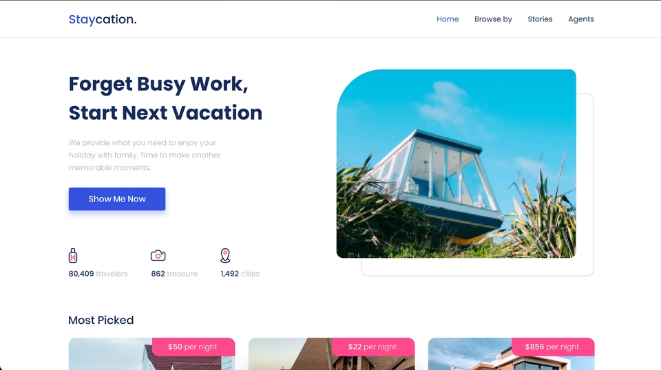 Web Development - Landing Page / Web statis - React JS - Vue JS - 3