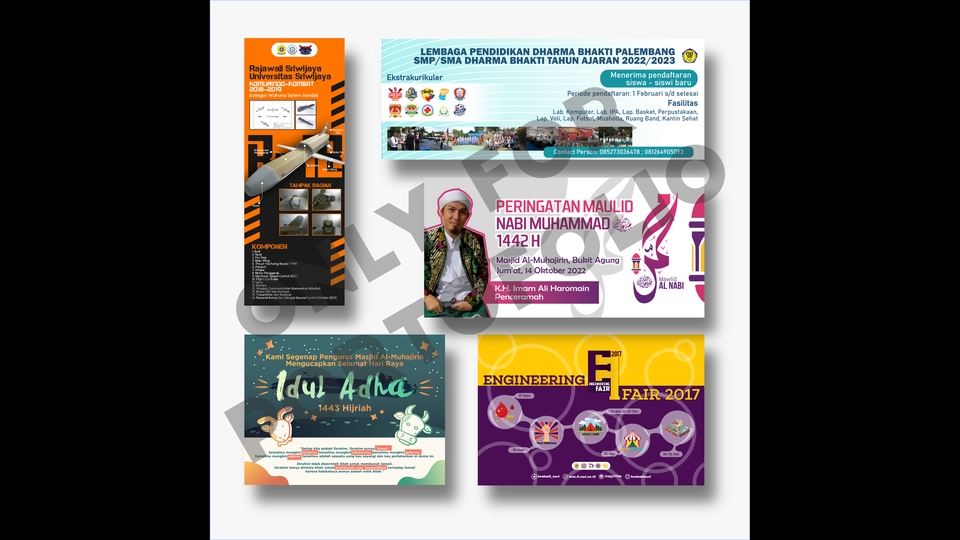 Banner Online - Desain Banner Event atau Produk 1 hari jadi - 1