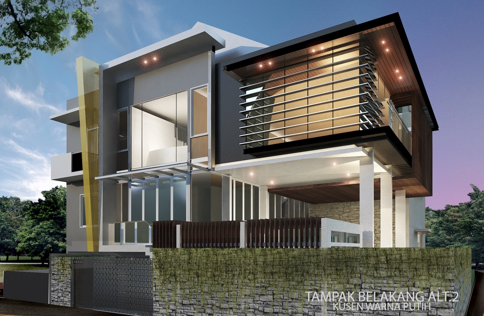 3D & Perspektif - Jasa Desain Interior & Exterior 3D Modeling Rendering - 3