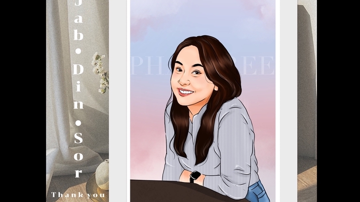 วาดภาพเหมือน Portrait - รับวาดภาพ ลายเส้น - ภาพสี - 1