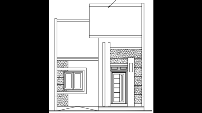 CAD Drawing - Desain Gambar Kerja Lengkap Rumah atau Bangunan 2D dengan AutoCad - 2